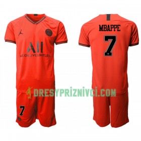 Fotbalový Komplet Paris Saint-Germain Mbappé 7 Dětské Venkovní 2019-2020 Krátký Rukáv (+ trenýrky)